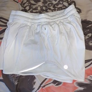 Lululemon Hotty Hot Shorts, White 4”